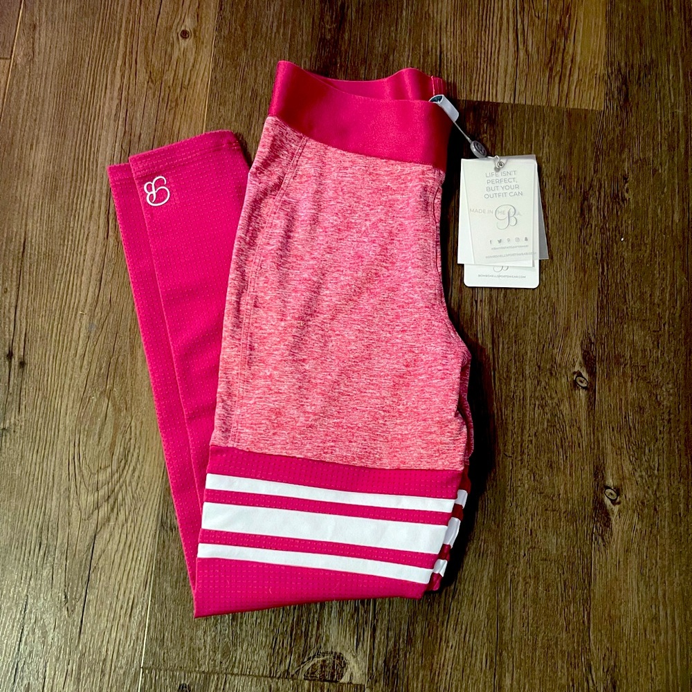 Pink Bombshell Sock Leggings
